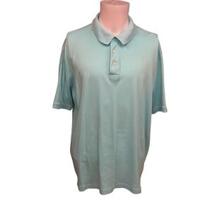 Lands' End Men's Collared Short Sleeve Casual Cotton Pullover Polo Shirt Size XL